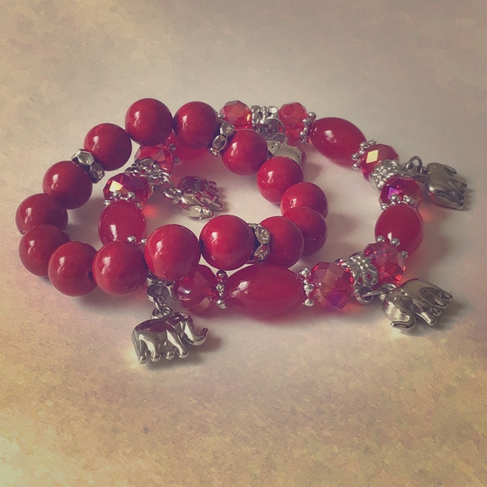 2 Red Bracelets❤️❤️